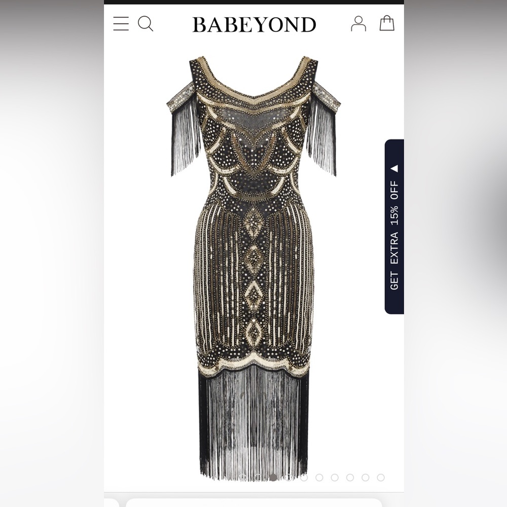 NWT Dress - Great Gatsby / flapper dress BABEYOND
